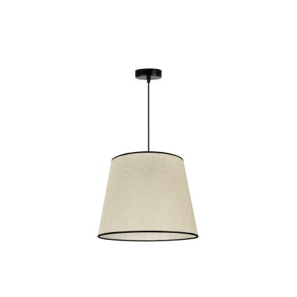 Duolla - Hängeleuchte YUTE 1xE27/15W/230V d 38 cm grau/schwarz