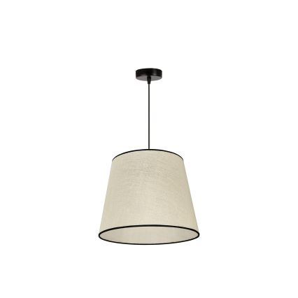 Duolla - Hängeleuchte YUTE 1xE27/15W/230V d 38 cm grau/schwarz
