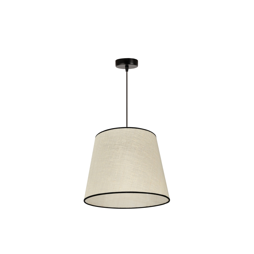 Duolla - Hängeleuchte YUTE 1xE27/15W/230V d 38 cm grau/schwarz