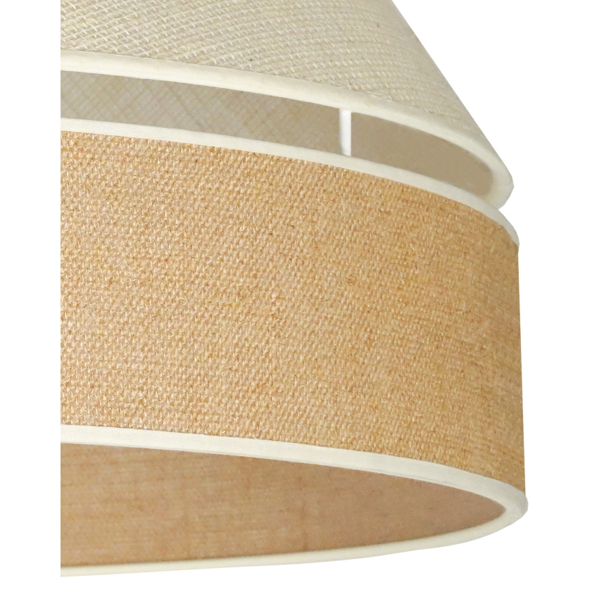 Duolla - Hängeleuchte YUTE AVIGNON 1xE27/15W/230V d 60 cm grau/braun
