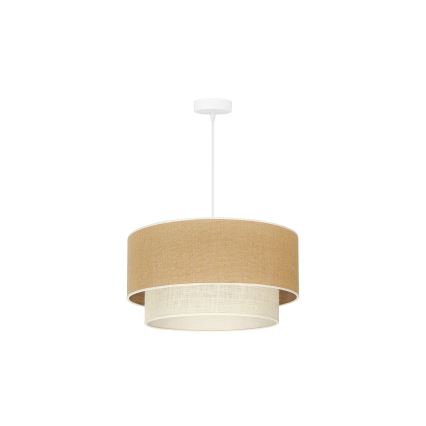 Duolla - Hängeleuchte YUTE BOHO 1xE27/15W/230V d 45 cm braun/cremefarben
