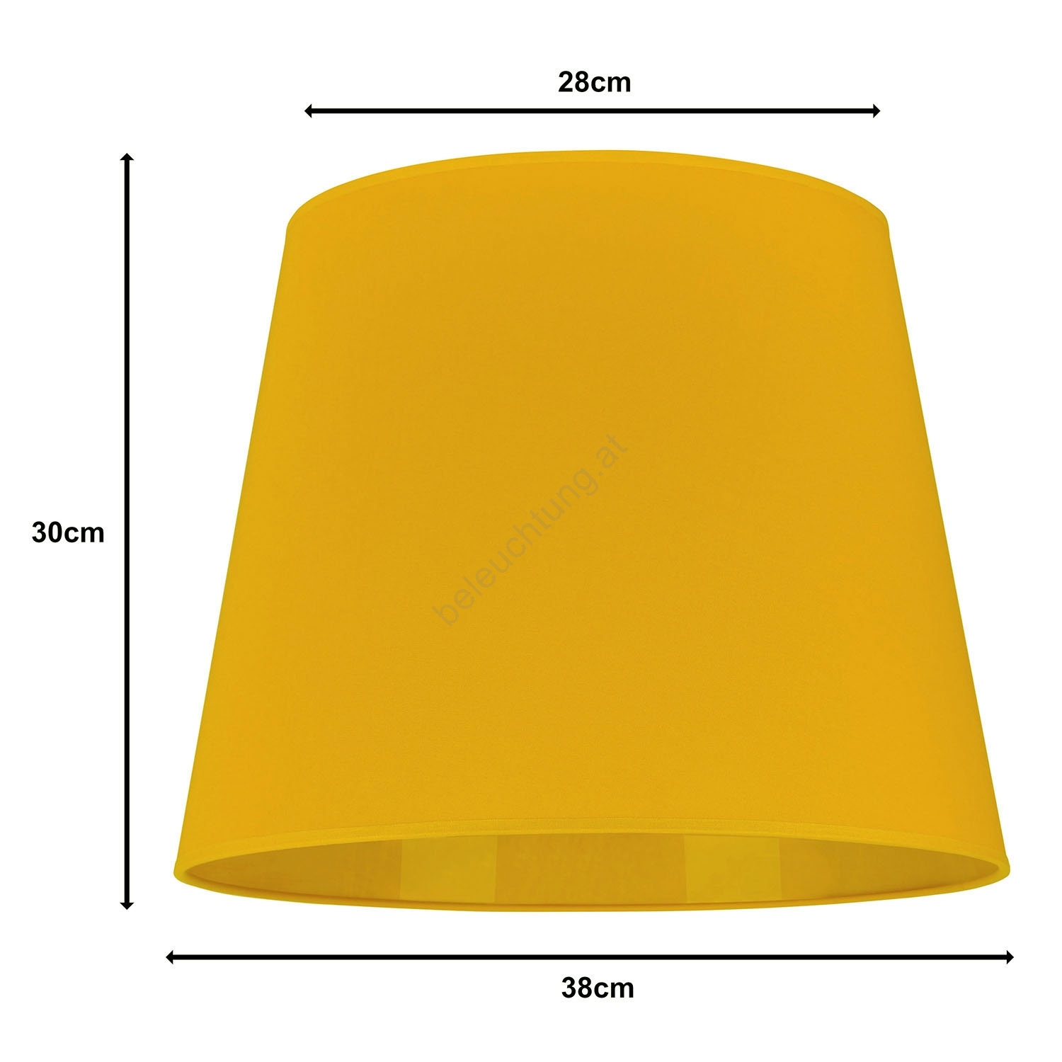 Duolla - Lampenschirm CLASSIC L E27 Ø 38 cm gelb