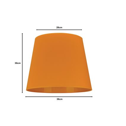 Duolla - Lampenschirm für Stehlampe CLASSIC L E27 Ø 38 cm gelb