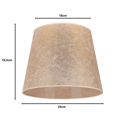 Duolla - Lampenschirm für Tischlampe CLASSIC M E27 Ø 24 cm gold