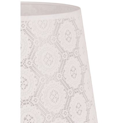 Duolla - Lampenschirm für Tischlampe CLASSIC M E27 Ø 24 cm weiß