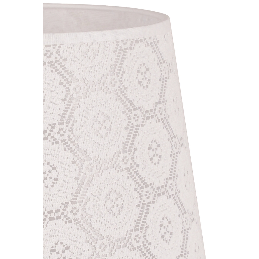 Duolla - Lampenschirm für Tischlampe CLASSIC M E27 Ø 24 cm weiß