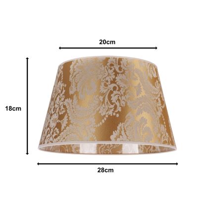 Duolla - Lampenschirm für Tischlampe CONE M E27 Ø 28 cm gold