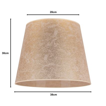 Duolla - Lampenschirm für Hängeleuchte CLASSIC L E27 d 38 cm golden