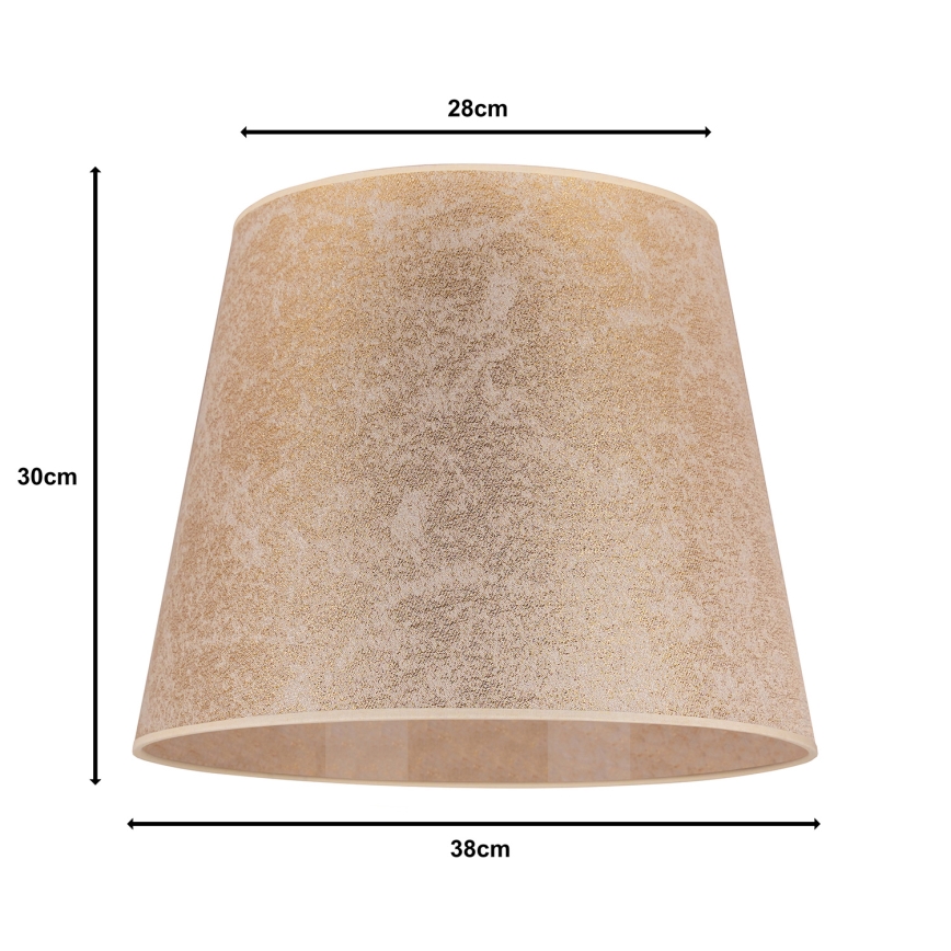 Duolla - Lampenschirm für Hängeleuchte CLASSIC L E27 d 38 cm golden