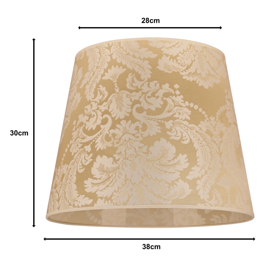 Duolla - Lampenschirm für Hängeleuchte CLASSIC L E27 d 38 cm golden