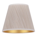 Duolla - Lampenschirm für Tischlampe SOFIA XS E14 Ø 18,5 cm Beige
