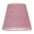 Duolla - Lampenschirm für Tischlampe SOFIA XS E14 Ø 18,5 cm rosa