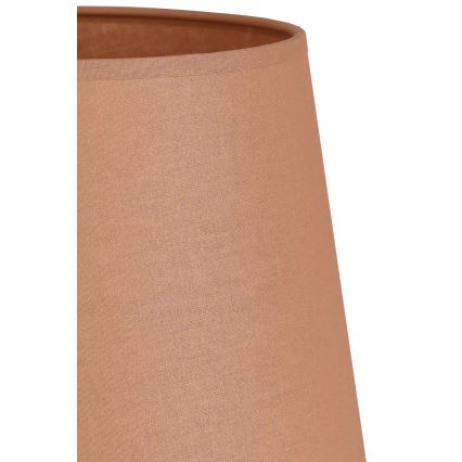 Duolla - Lampenschirm für Tischleuchte CLASSIC M E27 d 24 cm braun