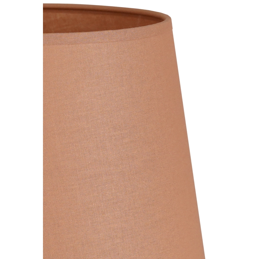 Duolla - Lampenschirm für Tischleuchte CLASSIC M E27 d 24 cm braun