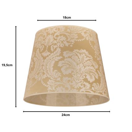 Duolla - Lampenschirm für Tischleuchte CLASSIC M E27 d 24 cm golden