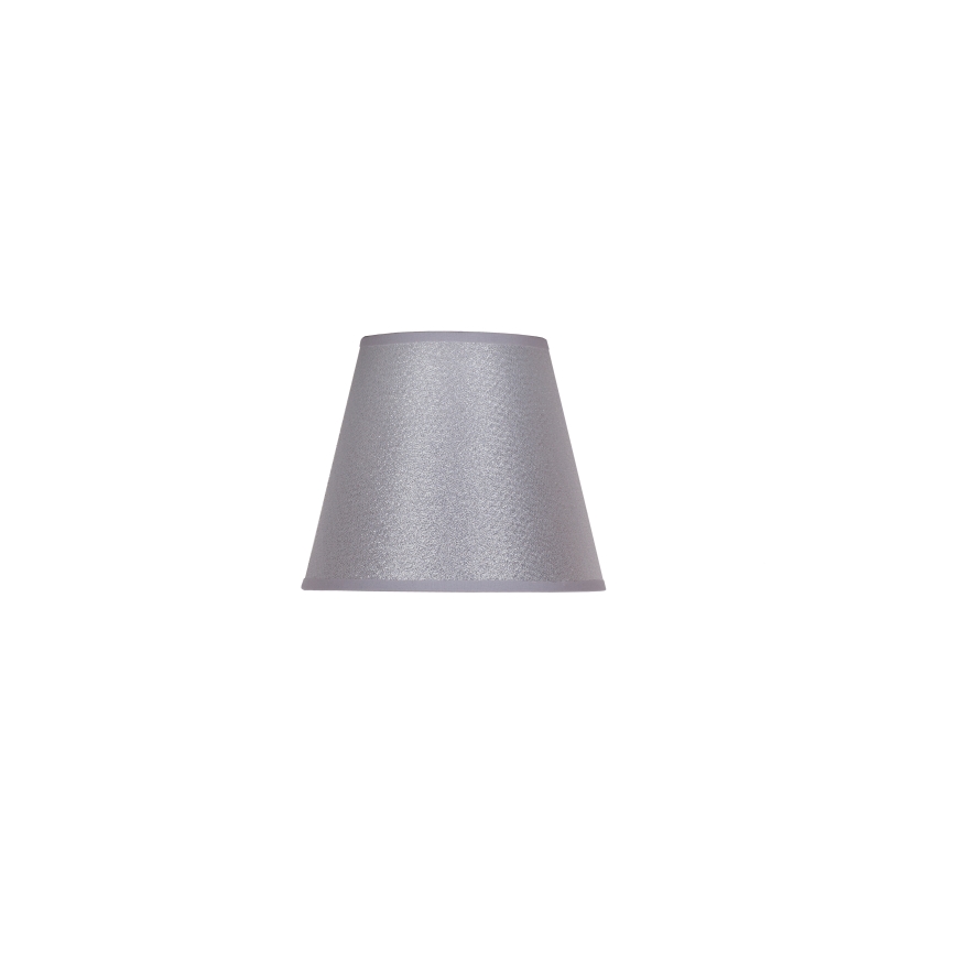 Duolla - Lampenschirm für Tischlampe SOFIA XS E14 Ø 18,5 cm Silber