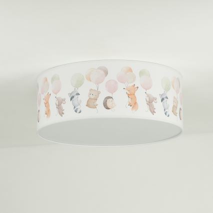 Duolla - LED-Deckenbeleuchtung für Kinder CORTINA LED/26W/230V d 40 cm 4000K