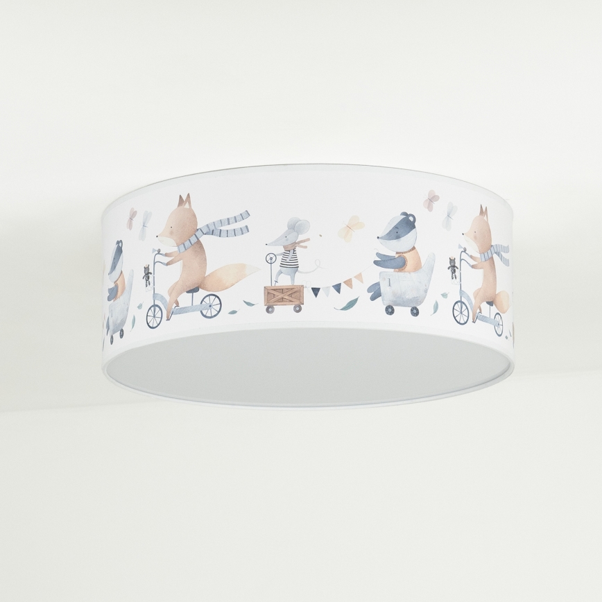 Duolla - LED-Deckenbeleuchtung für Kinder CORTINA LED/26W/230V d 40 cm 4000K