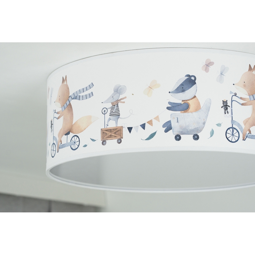 Duolla - LED-Deckenbeleuchtung für Kinder CORTINA LED/26W/230V d 40 cm 4000K