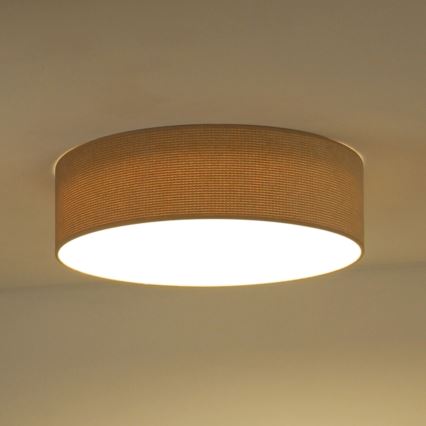 Duolla - LED-Deckenleuchte CORTINA LED/26W/230V d 30 cm 4000K beige