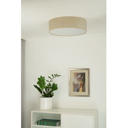 Duolla - LED-Deckenleuchte CORTINA LED/26W/230V d 30 cm 4000K beige