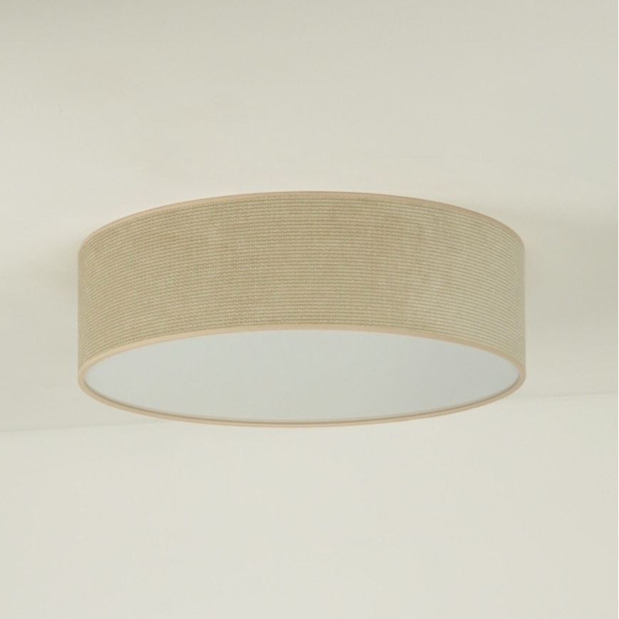 Duolla - LED-Deckenleuchte CORTINA LED/26W/230V d 30 cm 4000K beige