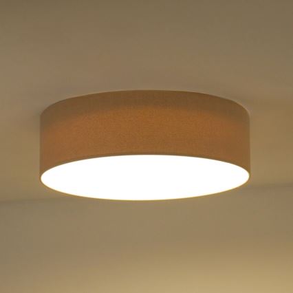 Duolla - LED-Deckenleuchte CORTINA LED/26W/230V d 30 cm 4000K beige