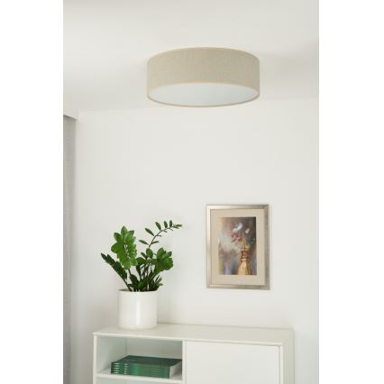 Duolla - LED-Deckenleuchte CORTINA LED/26W/230V d 30 cm 4000K beige