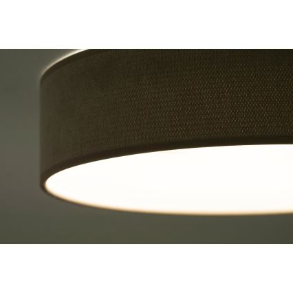 Duolla - LED-Deckenleuchte CORTINA LED/26W/230V d 30 cm 4000K braun