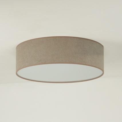 Duolla - LED-Deckenleuchte CORTINA LED/26W/230V d 30 cm 4000K braun