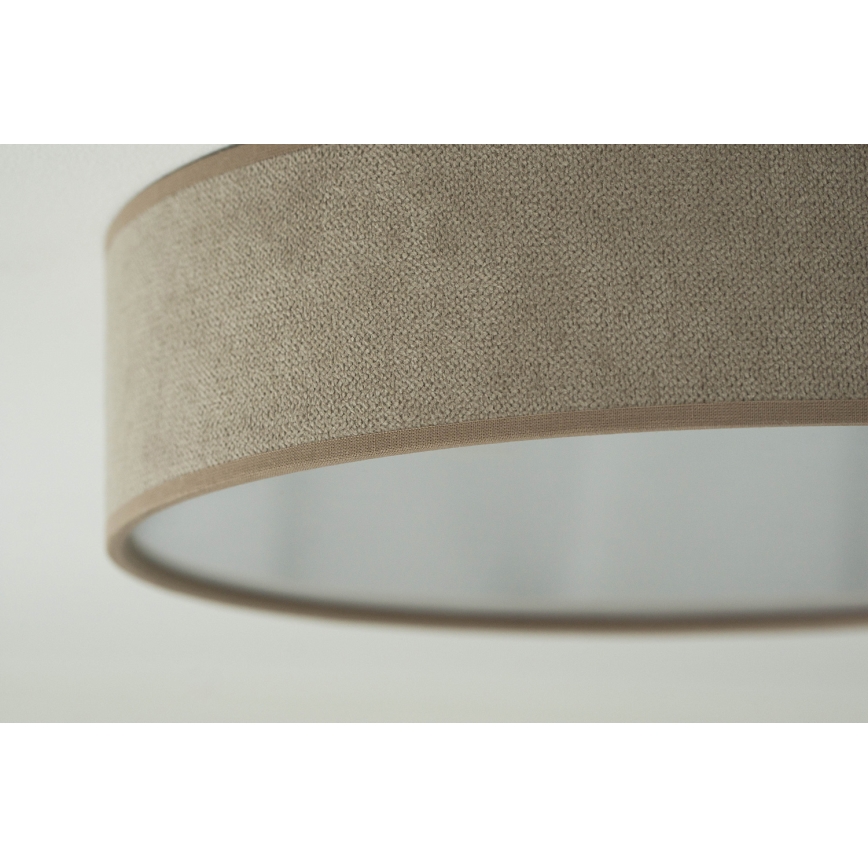 Duolla - LED-Deckenleuchte CORTINA LED/26W/230V d 30 cm 4000K braun