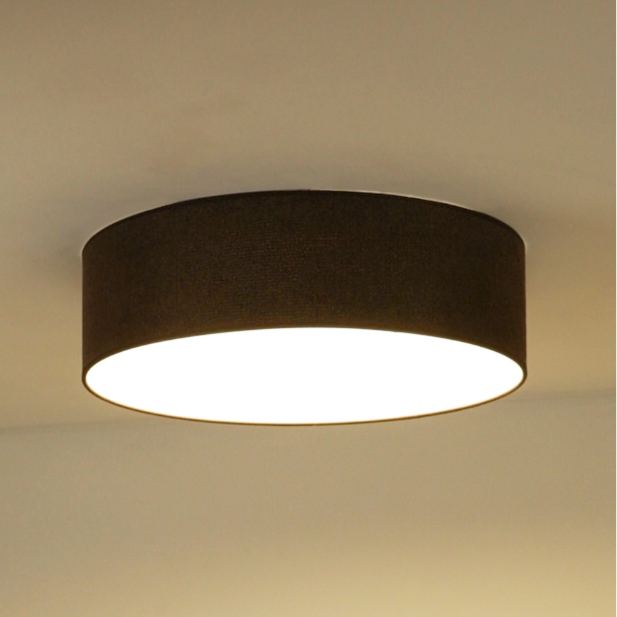 Duolla - LED-Deckenleuchte CORTINA LED/26W/230V d 30 cm 4000K braun
