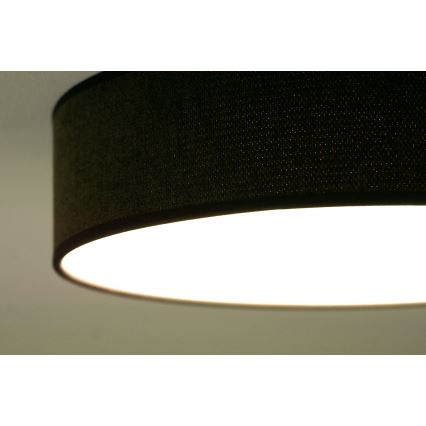 Duolla - LED-Deckenleuchte CORTINA LED/26W/230V d 30 cm 4000K braun