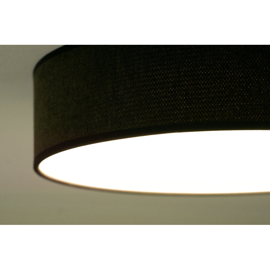 Duolla - LED-Deckenleuchte CORTINA LED/26W/230V d 30 cm 4000K braun