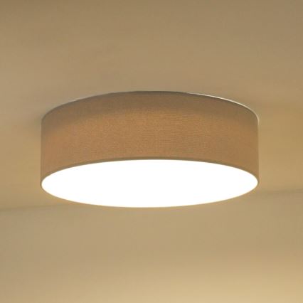 Duolla - LED-Deckenleuchte CORTINA LED/26W/230V d 30 cm 4000K grau