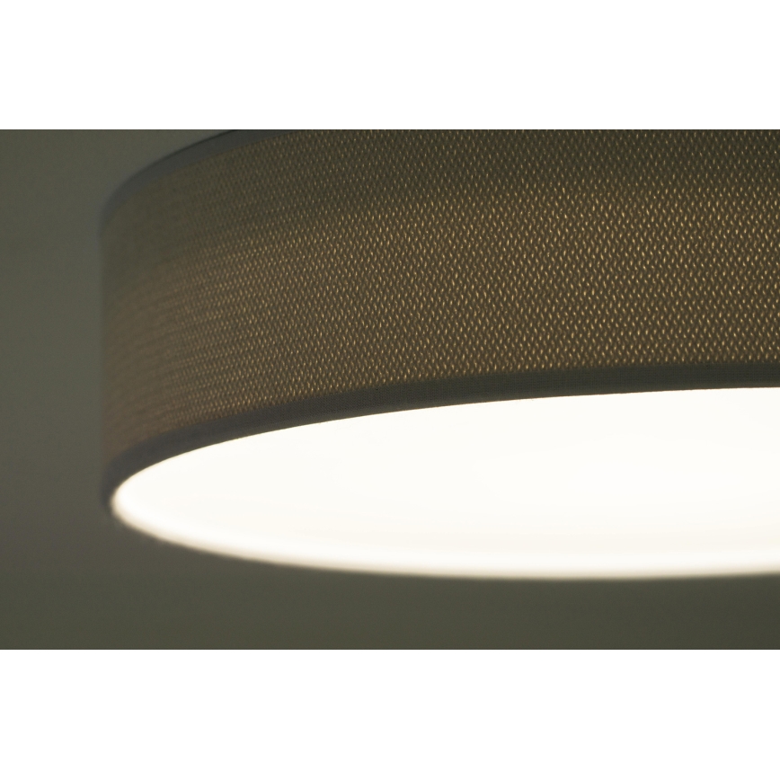 Duolla - LED-Deckenleuchte CORTINA LED/26W/230V d 30 cm 4000K grau