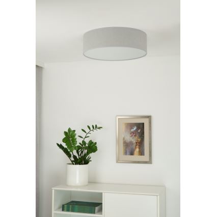 Duolla - LED-Deckenleuchte CORTINA LED/26W/230V d 30 cm 4000K grau