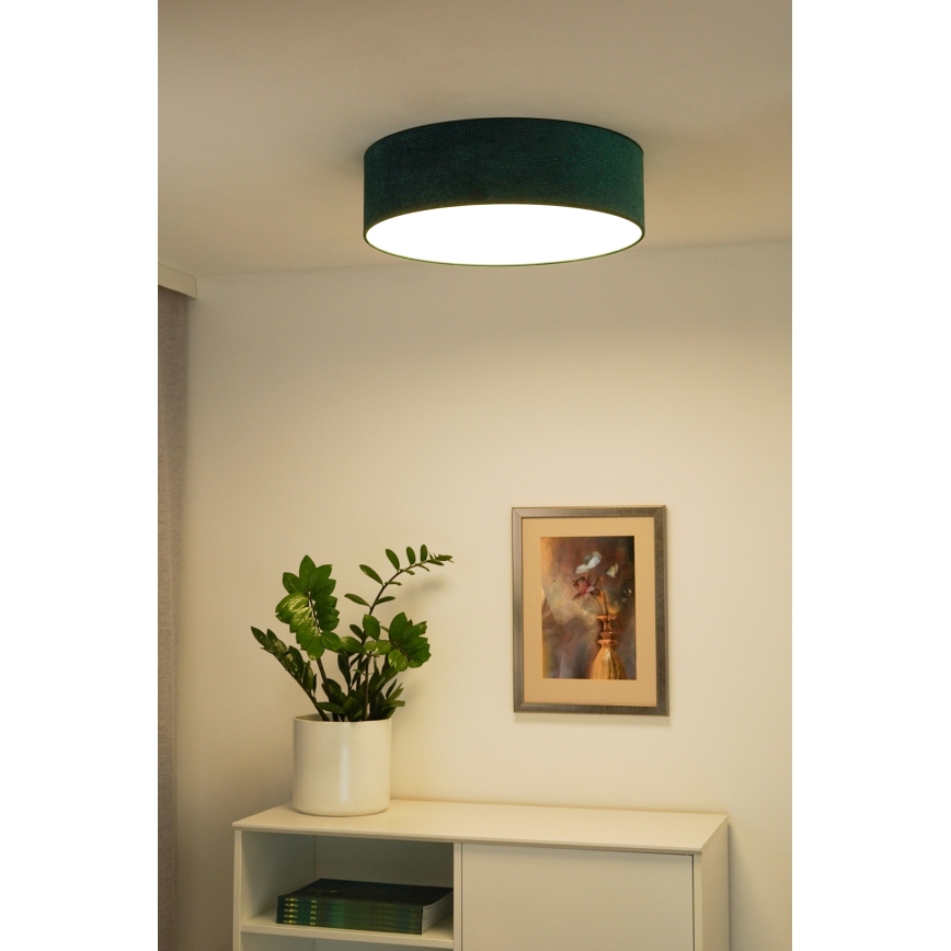 Duolla - LED-Deckenleuchte CORTINA LED/26W/230V d 30 cm 4000K grün