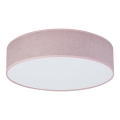 Duolla - LED-Deckenleuchte CORTINA LED/26W/230V d 30 cm 4000K rosa