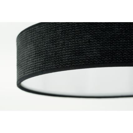 Duolla - LED-Deckenleuchte CORTINA LED/26W/230V d 30 cm 4000K schwarz