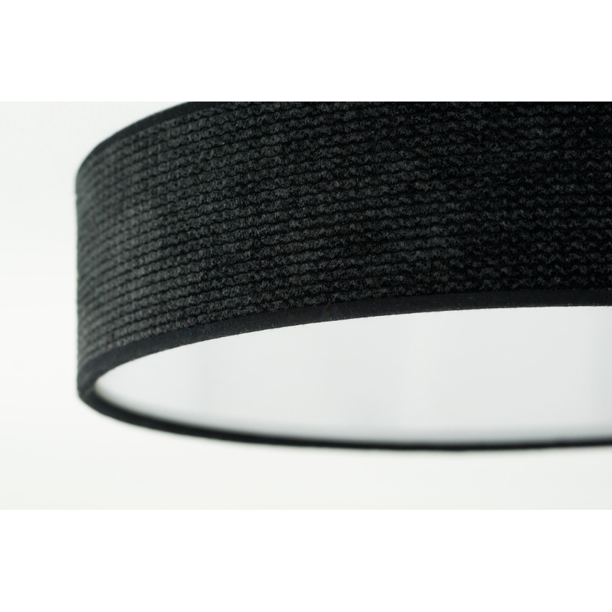 Duolla - LED-Deckenleuchte CORTINA LED/26W/230V d 30 cm 4000K schwarz