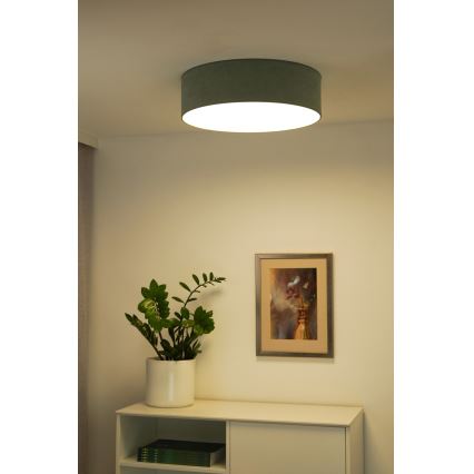 Duolla - LED-Deckenleuchte CORTINA LED/26W/230V d 30 cm 4000K türkisfarben