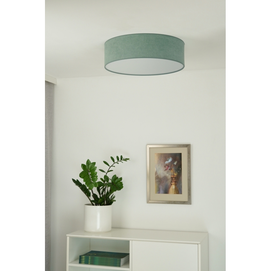 Duolla - LED-Deckenleuchte CORTINA LED/26W/230V d 30 cm 4000K türkisfarben