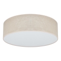 Duolla - LED-Deckenleuchte CORTINA LED/26W/230V d 45 cm 4000K beige
