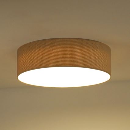 Duolla - LED-Deckenleuchte CORTINA LED/26W/230V d 45 cm 4000K beige