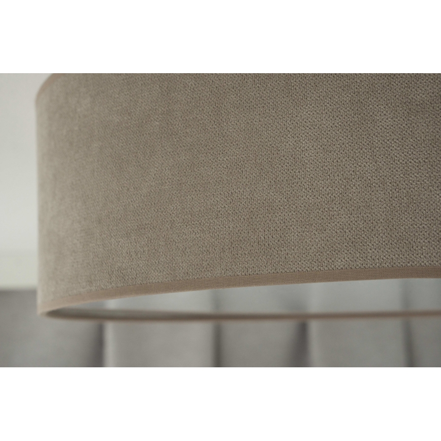 Duolla - LED-Deckenleuchte CORTINA LED/26W/230V d 45 cm 4000K braun