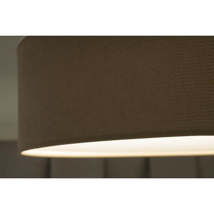 Duolla - LED-Deckenleuchte CORTINA LED/26W/230V d 45 cm 4000K braun