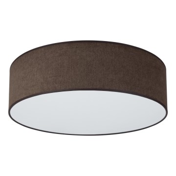Duolla - LED-Deckenleuchte CORTINA LED/26W/230V d 45 cm 4000K braun