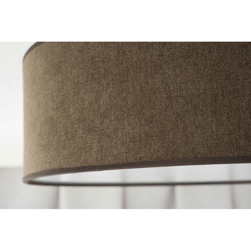 Duolla - LED-Deckenleuchte CORTINA LED/26W/230V d 45 cm 4000K braun
