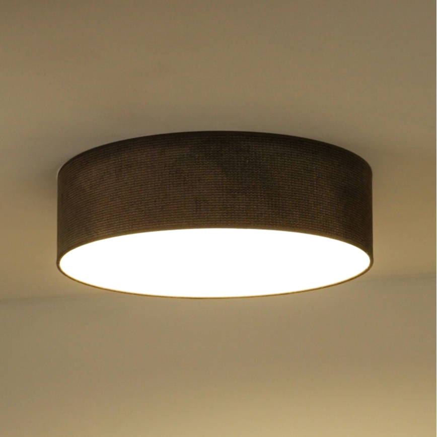 Duolla - LED-Deckenleuchte CORTINA LED/26W/230V d 45 cm 4000K braun